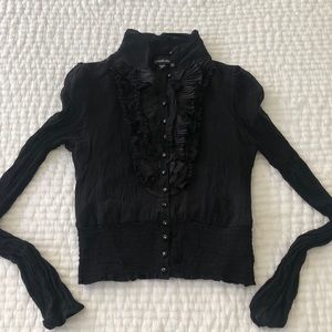 Bebe turtleneck crop top